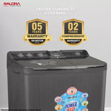 Salora 8.5 kg Semi Automatic Top Load Washing Machine(SWMS8505)