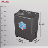 Salora 8.5 kg Semi Automatic Top Load Washing Machine(SWMS8505)