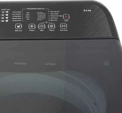 Lloyd by Havells 8 kg Washing Machine Fully Automatic Top Load Black