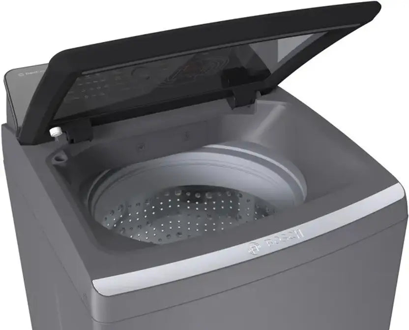 BOSCH 8 kg Fully Automatic Top Load Washing Machine with In-built Heater Grey (WOE802D7IN)