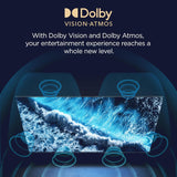 TCL 139 cm (55 inches) Metallic Bezel Less Series 4K Ultra HD Smart LED Google TV 55V6C (Black)