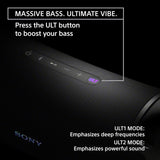 Sony ULT Field 7 Bluetooth Speaker, 120W Bass, ULT Button (2 Modes), 30Hr Battery, Waterproof, Dustproof, Karaoke, Party Connect, Colourful Light