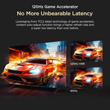 TCL 139 cm (55 inches) 4K UHD Smart QLED Google TV 55T6C