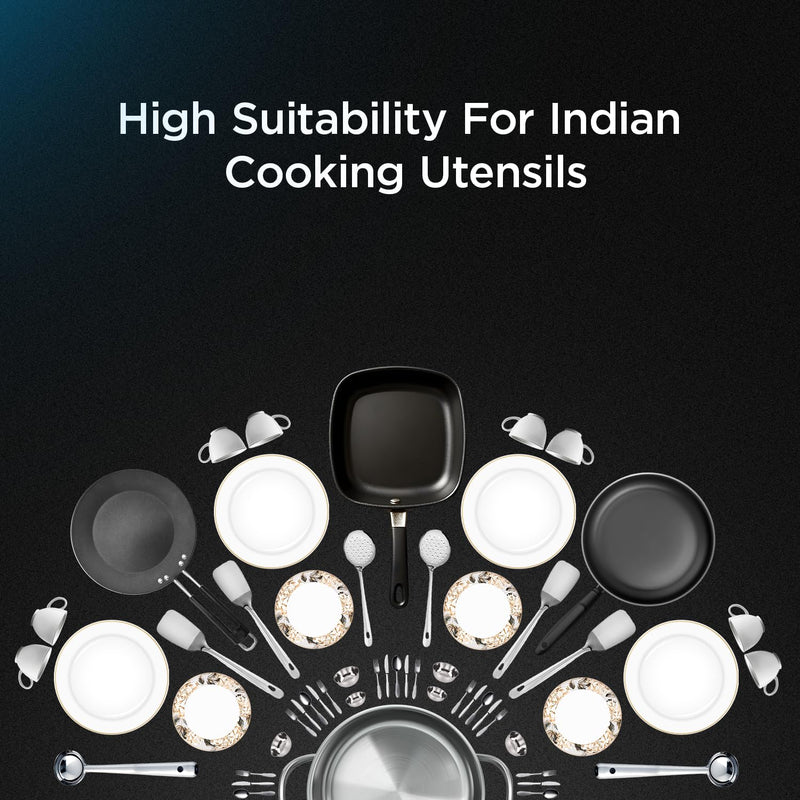 MIDEA 13 Place Setting Freestanding Dishwasher (MDWPF1301F(B)IN, Black,7 wash program, Child Lock, Extra Dry & Intensive 70 degree wash, A++ Energy Efficient,Delay Timer, Half Load, Adjustable Basket)