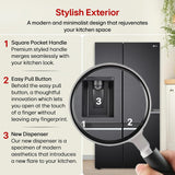 LG 630 L, 3 Star, Frost-Free, Double Door, Door Cooling+, Hygiene Fresh+, Smart Inverter, Wi-Fi Convertible Side By Side Refrigerator with AI ThinQ (GL-L257CMC3, Matt Black, Ice & Water Dispenser)