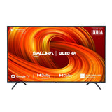 Salora 139 CM (55 INCHES) QLED 4K Ultra HD Smart Google TV, SLV-3555 QGTV (Black) Brand New Seal Packed