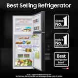Samsung 396 L, 3 Star, Convertible 5-in-1, Digital Inverter, Frost Free Double Door, Bespoke AI WiFi Enabled Refrigerator (RT41DG6A4DB1HL, Black Matte)
