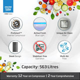 Voltas Beko, A Tata Product 563 L Side by Side Frost Free Refrigerator(RSB585/FPV300RXID )
