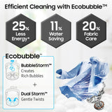 Samsung 8 Kg, 5 Star, AI Wash, Ecobubble, AI Energy Mode, AI VRT+, Super Speed, Soft Closing Door, Wi-Fi, Digital Inverter, Fully-Automatic Top Load Washing Machine (WA80F08S2LTL, Lavender Gray)