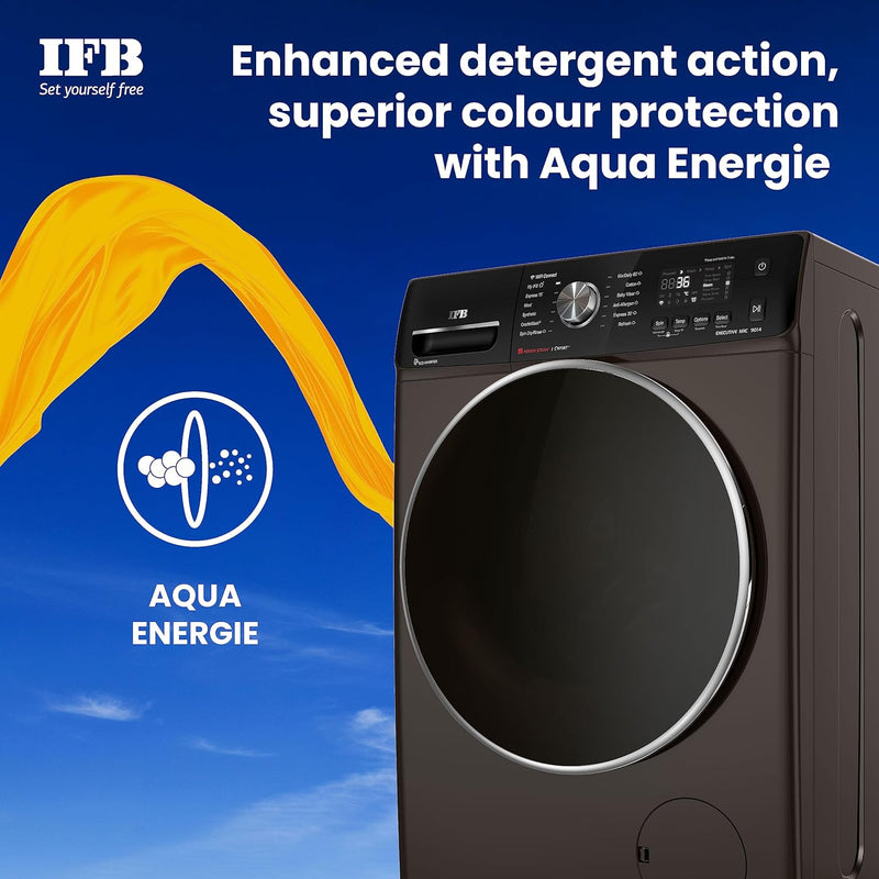 IFB 9 Kg 5 Star AI Eco Inverter Fully Automatic Front Load Washing Machines with Wifi (EXECUTIVE MXC 9014)