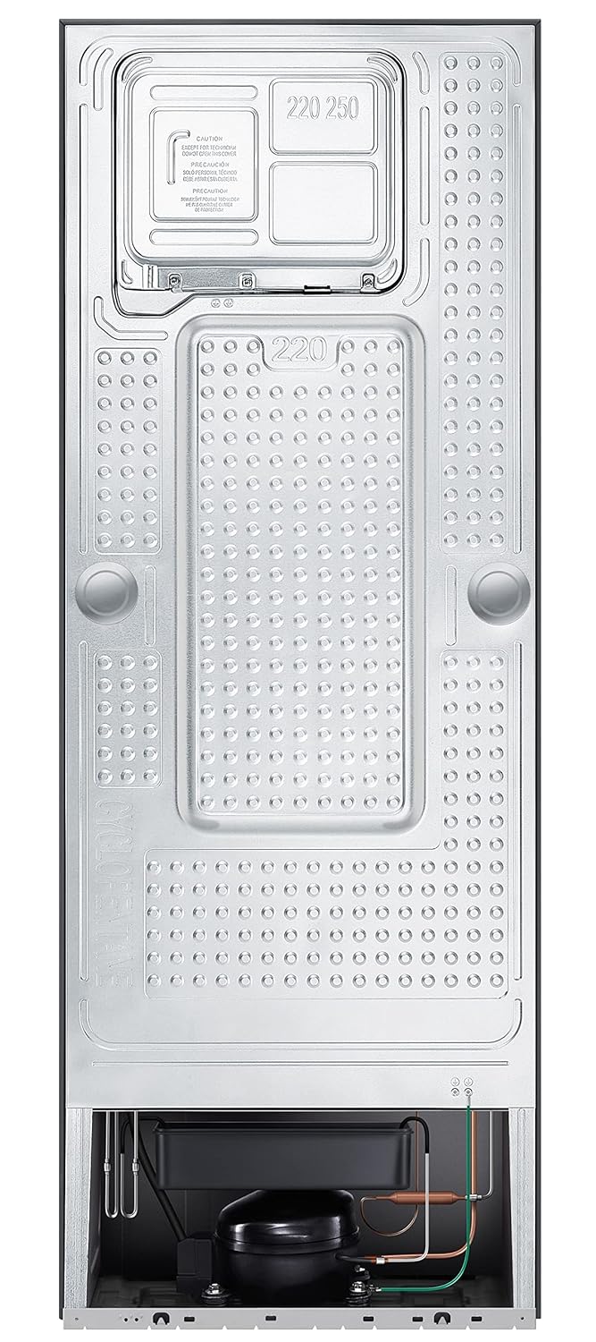 Samsung 236 L, 2 Star, Digital Inverter, Frost Free Double Door Refrigerator (RT28C3032GS/HL, Gray Silver)