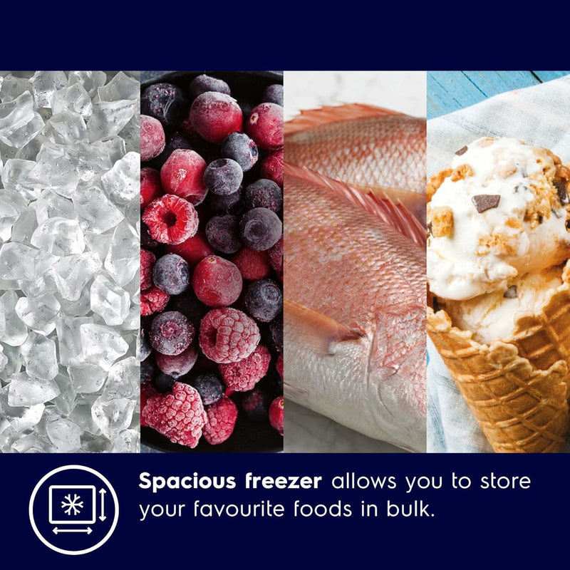 Electrolux 529L Frost Free Inverter Double Door Refrigerator, Bottom Freezer, TasteLockAuto & TasteGuard Technology, Stainless Steel, UltimateTaste 500, EBE5302C-S | Open Box like New |