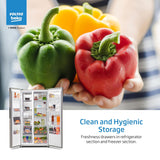 Voltas Beko, A Tata Product 563 L Side by Side Frost Free Refrigerator(RSB585/FPV300RXID )
