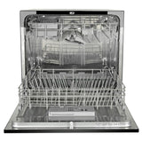 Faber 8 Place Dishwasher | 6 Wash Programs |Adjustable Upper Rack & Cutlery Tray | 8L Water/Cycle| FFSD 6PR 8S Ace Black