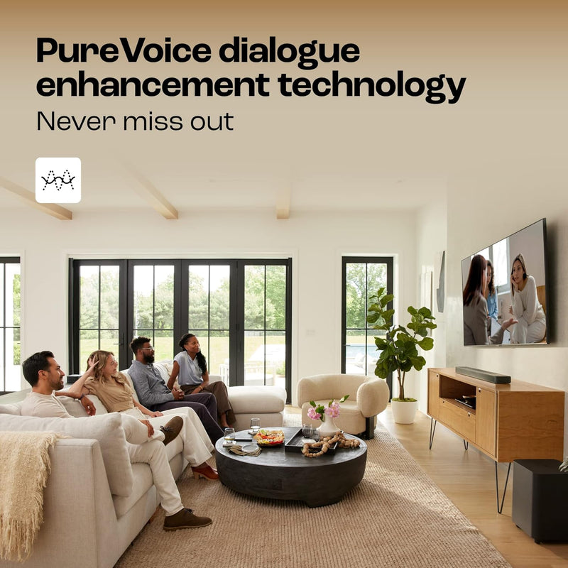 JBL Bar 1000 Pro, 11.1 (7.1.4) Channel Truly Wireless Soundbar with True Dolby Atmos