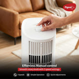 Pigeon High Performance Tower Fan with Manual Control, 3 speed settings, Quiet Operation, Low Power Consumption and Lightweight Portable Body, White PGPDTFM7501
