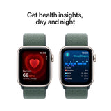 Apple Watch SE MXEH3HN (2nd Gen, 2023) [GPS 40mm] Smartwatch with Starlight Aluminum Case with Lake Green Sport Loop. Fitness & Sleep Tracker, Crash Detection, Heart Rate Monitor, Retina Display