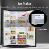 LG 655 L Frost Free Smart Inverter Double Door Side by Side Refrigerator (GL-B257HWBY, Western Black, Express Freezing | Multi Air-Flow) (Touched Up)