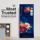 LG 185 L, 2 Star, Direct Cool Single Door Refrigerator (GLD1925XOBK, Blue Klase, Base stand with Drawer, Fit Max Chiller Tray, Works Without Stabilizer, 2026 Model)