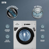 IFB 6 Kg 5 Star with 2X Power Steam, AI Powered, Fully Automatic Front Load Washing Machine (DIVA AQUA GBS 6010, In-built Heater, Grey)