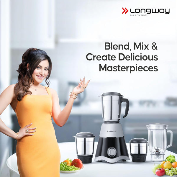 Longway Dlx 750 W Juicer Mixer Grinder