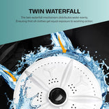 VW 7.5 kg 5 Star Aqua Spin Semi Automatic Top Load Washing Machine AquaSpin0075P (Black)