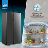 Voltas Beko, A Tata Product 563 L Side by Side Frost Free Refrigerator(RSB585/FPV300RXID )