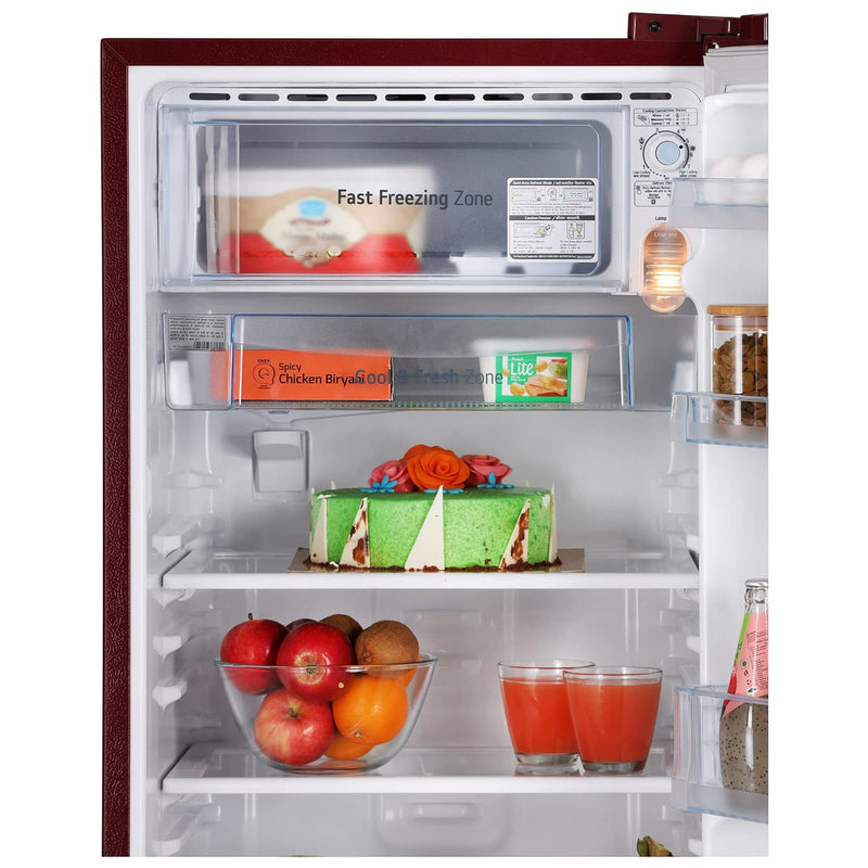 LG 185 L 4 Star Direct-Cool Inverter Single Door Refrigerator (GL-B199OSEY)