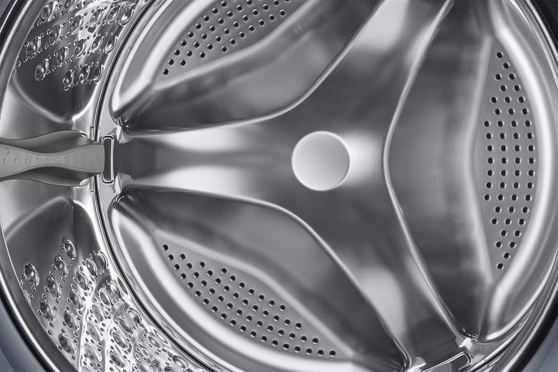 Samsung Smart Choice 9 kg, 5 Star, AI Control, AI Ecobubble, Super Speed, Wi-Fi, Hygiene Steam with Inbuilt Heater, Digital Inverter, Fully-Automatic Front Load Washing Machine (WW90DG6U24ASTL, NAVY)