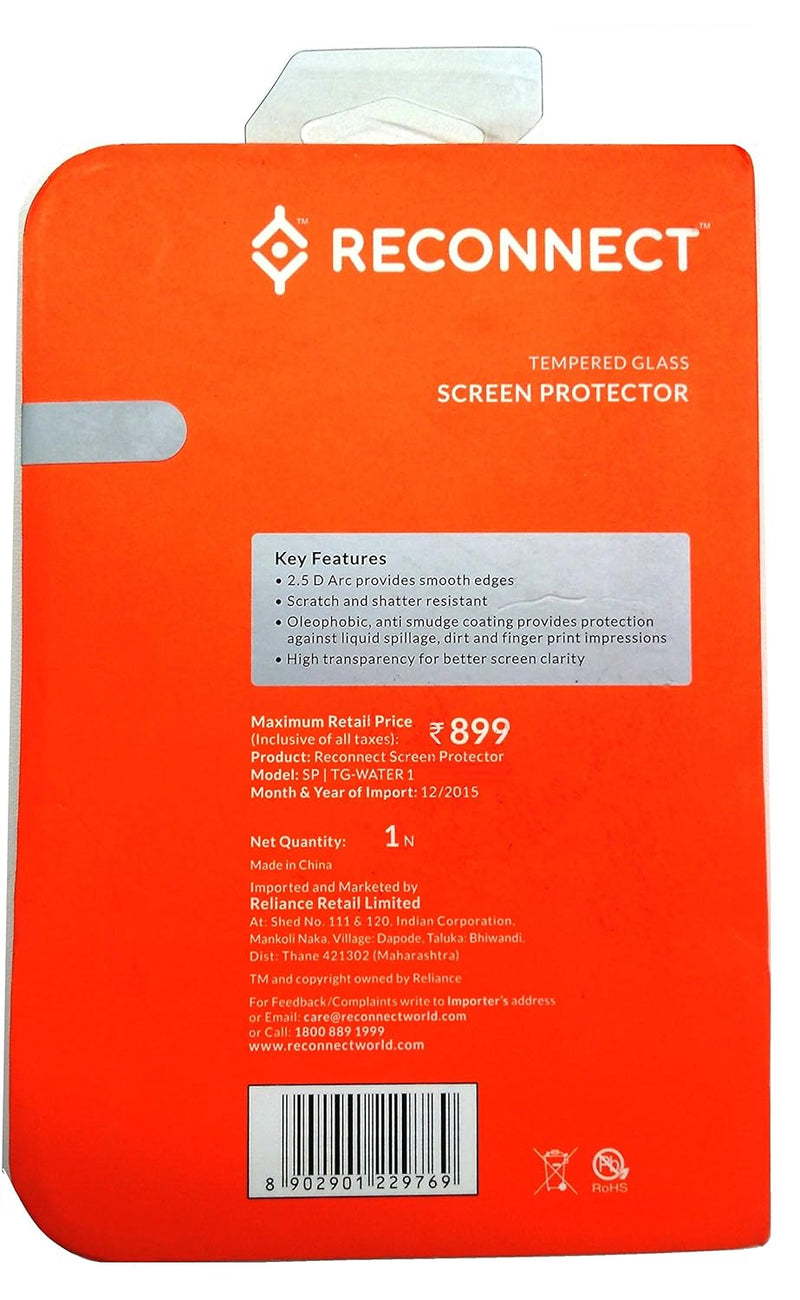 Reconnect Screen Protector for WATER 1