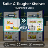 Samsung 236 L, 2 Star, Convertible, Digital Inverter Frost Free Double Door Refrigerator (RT40H28U2HSHL, Hydrangea Blue, 2026 Model)