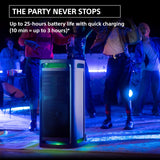 Sony ULT TOWER 9 SRS-ULT900 Wireless Bluetooth Party Speaker with 360° Sound, Party Lights, Massive Bass, 25H Playtime, Karaoke, Touch Panel, Power Bank, TV Sound Booster & Dual Mic Support