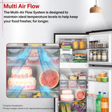 LG 251 L, 2 Star, Smart Inverter, Smart Mode, Frost-Free Double Door Refrigerator (GLT2526WWOB, Onyx Black, Multi Air Flow, Express Freeze, Deodorizer, Bigger Size & Better Cooling, 2026 Model)