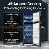 Samsung 256 L, 3 Star, Convertible, Digital Inverter Frost Free Double Door Refrigerator (RT40H30U3FHL, Black DOI, 2026 Model)
