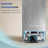 Haier 190 L 5 Star Direct Cool Inverter Single Door Refrigerator with Fast Ice Making, Easy Clean Back, Large Vegetable Box (HED-205DSA-P, Dazzle Steel, )