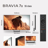 Sony 139 cm (55 Inch) BRAVIA 7II True RGB Series 4K Ultra HD Google TV K-55XR70M2