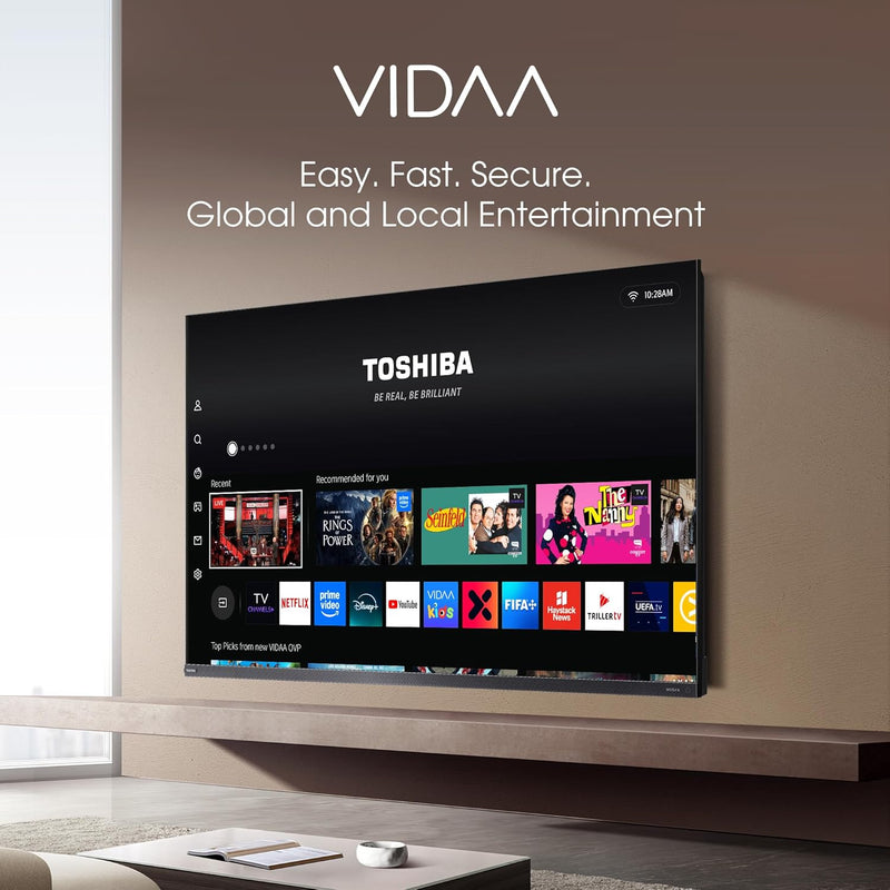 Toshiba Z770RP 65-Inch MiniLED QLED 4K Smart TV | Premium Picture