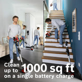 Bosch Unlimited 7 ProAnimal, Cordless Vacuum Cleaner with Rechargeable 3.0 Ah Battery and FlexTube, LED Lighting, 10 Year Motor Warranty, in Tornado Red BCS71PETIN