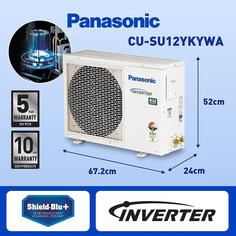 Buy Panasonic 1 Ton 3 Star Wi-Fi Inverter Smart Split AC (Copper