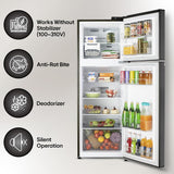 LG 246 L 3 Star Smart Inverter Frost-Free Double Door Refrigerator (, GL-S262SESX, Ebony Sheen, Convertible)