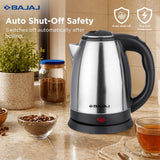 Bajaj KTX 1.8 Litre DLX Electric Kettle | 1350 Watts Kettle with Stainless Steel Body | Cordless Operation | Auto Shut-off Mechanism