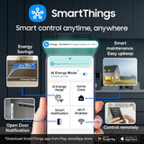 Samsung 350 L, 3 Star, Convertible 5-in-1, Digital Inverter, Frost Free Double Door, WiFi Bespoke AI Refrigerator (RT38HG5A23BXHL, Luxe Black, )