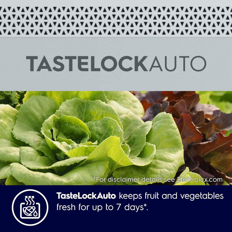 Electrolux 524L Frost Free Inverter French Door Refrigerator, TasteLockAuto Technology, Auto Ice & Even Temp Function, Arctic Silver Steel, UltimateTaste 700, EHE5224C-A | Open Box like New |