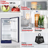 LG 185 L, 2 Star, Direct Cool Single Door Refrigerator (GLD1925XOBK, Blue Klase, Base stand with Drawer, Fit Max Chiller Tray, Works Without Stabilizer, 2026 Model)