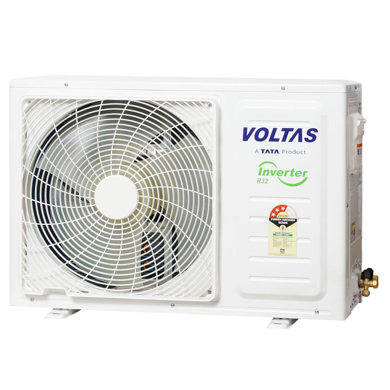 Voltas 1.5 Ton 3 Star Hot & Cold Inverter Split AC Copper, 4-in-1 Adjustable Cooling, Anti-dust Filter, 183VH VECTRA PLATINA, White)