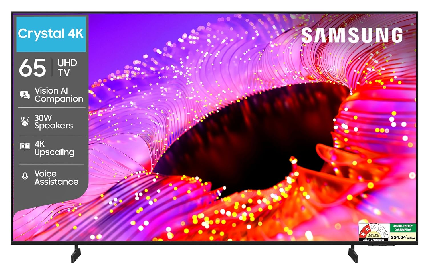 Samsung 65 inches Crystal UHD 4K Samsung Vision AI Smart TV UA65UE83AHULXL