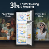 Samsung 350 L, 3 Star, Convertible 5-in-1, Digital Inverter, Frost Free Double Door, WiFi Bespoke AI Refrigerator (RT38HG5A23BXHL, Luxe Black, )