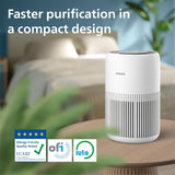 Philips AC0950 Smart Wifi Air Purifier for Home, White Real-Time AQI | Covers 300 sq.ft | CADR 250 m³/h | HEPA & Active Carbon Filter | Air+ App Control with Scheduler