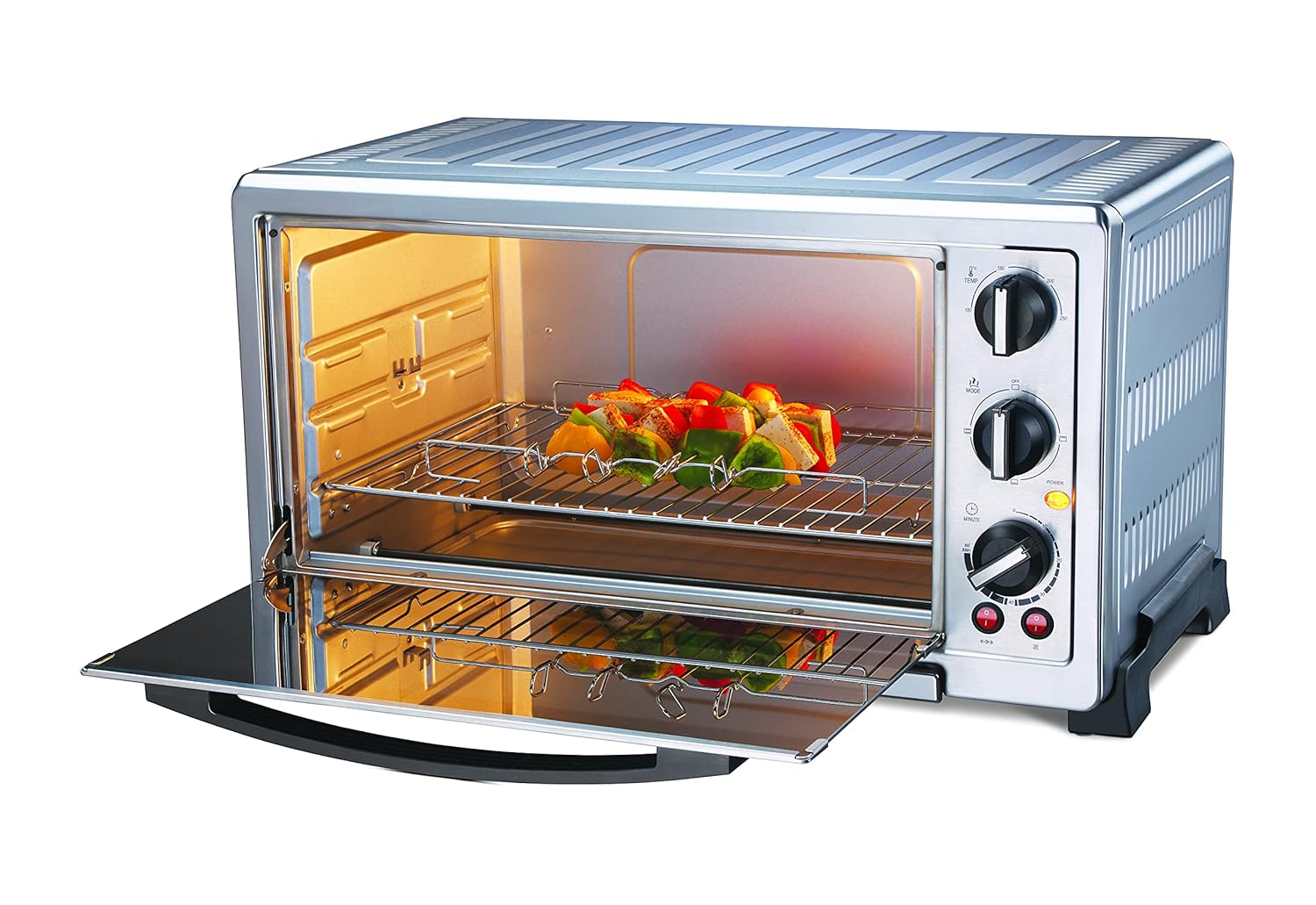 Morphy Richards 60 Liter 60RCSS Luxe Chef Oven Toaster Griller, with Convection and Rotisserie Function (Gold, Regular, 60 Liter)