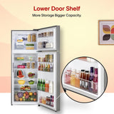 LG Smart Choice, 466 L, 1 Star, Convertible, Door Cooling+, Smart Inverter Compressor, AI ThinQ Wi-Fi, Frost Free Double Door Refrigerator (GL-T492NPZR, Shiny Steel, Express Freeze & Multi Air Flow)